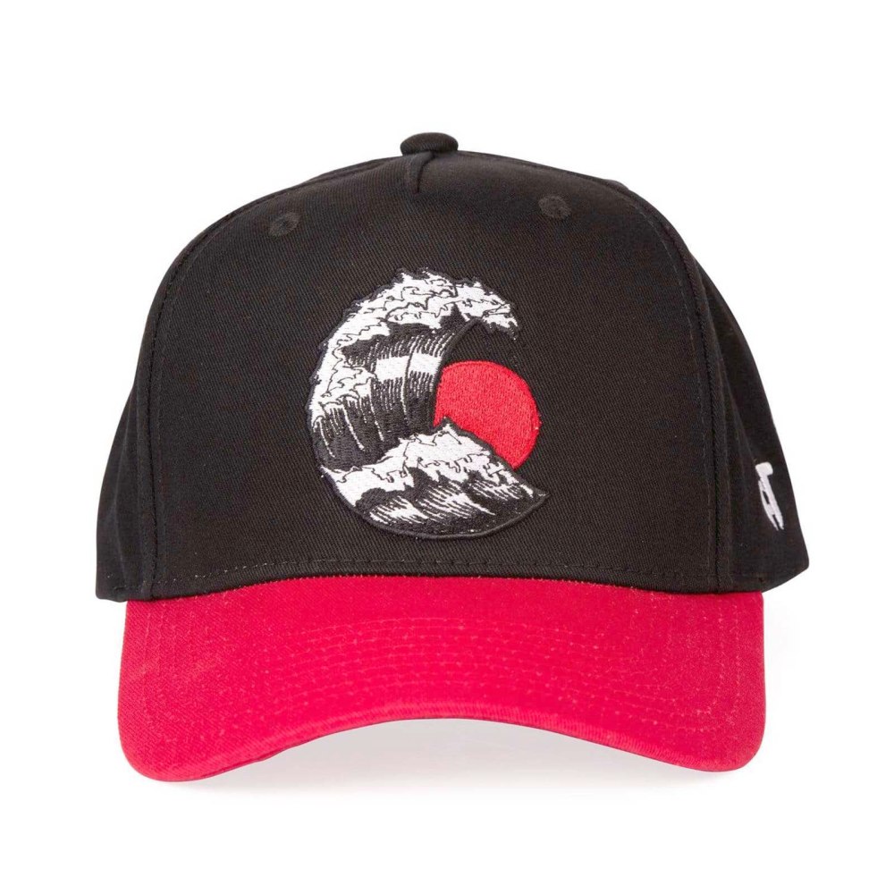 Tokyo Time - Kanagawa Casquette Snapback - Noir/Rouge